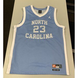 Nike Legacy Jordan #23 North Carolina Tar Heels Basketball Jersey Retro L Blue